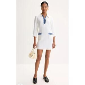 Sandro White Paige Dress